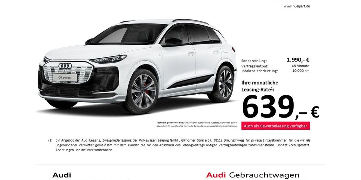 Audi Q6 e-tron 17.080 km 72.290 &euro; Dortmund 44143