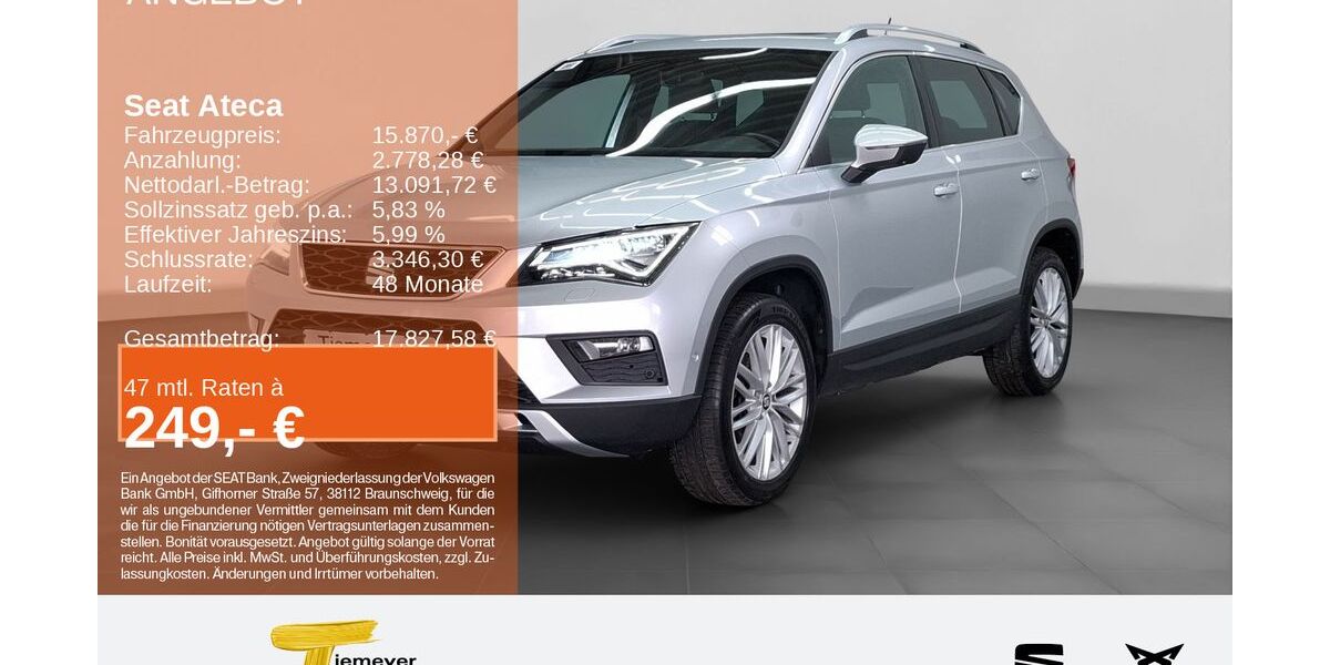 Seat Ateca 102.560 km 15.870 &euro; Bochum 44809