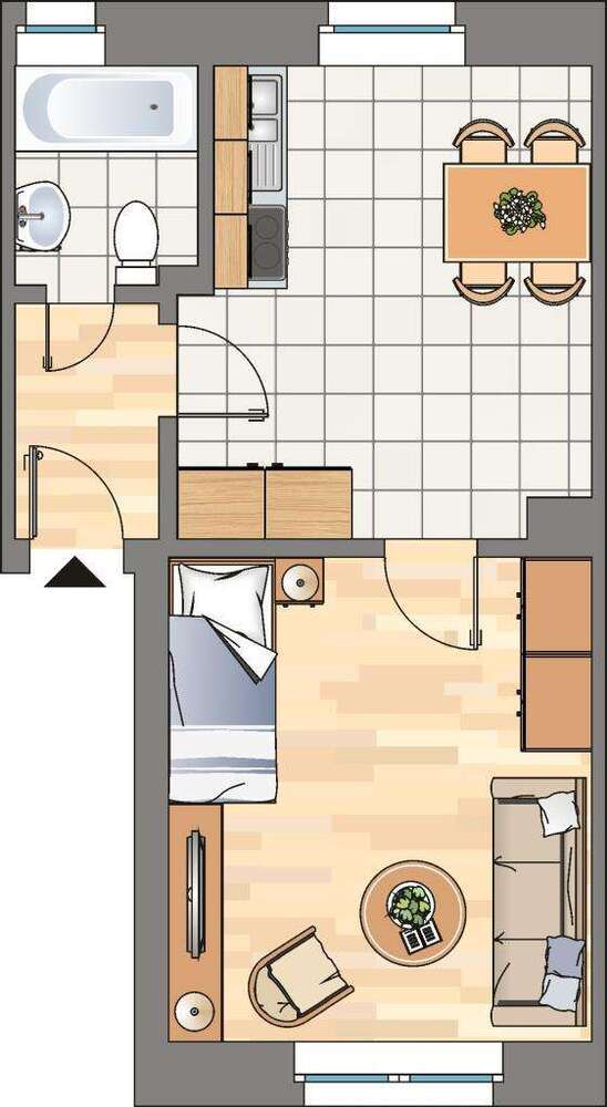 Wohnung zum Mieten in Bochum 309 € 33.96 m²