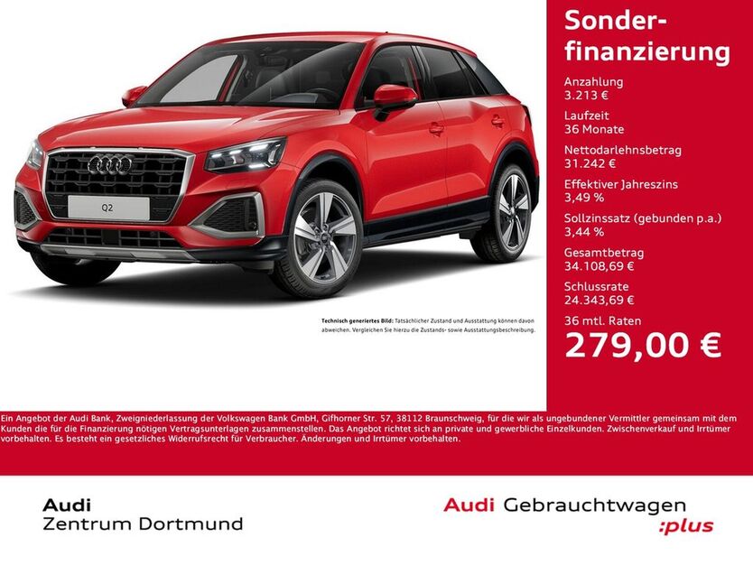 Audi Q2 16.678 km 34.455 € Dortmund 44143