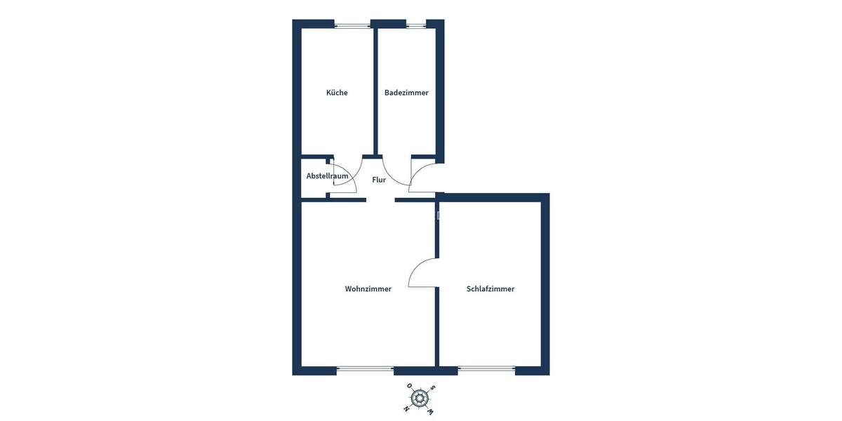 Etagenwohnung Herne Wanne-Süd - 2 Zimmer, 45 m&sup2;, 59.000&euro; | Angebot:25265150
