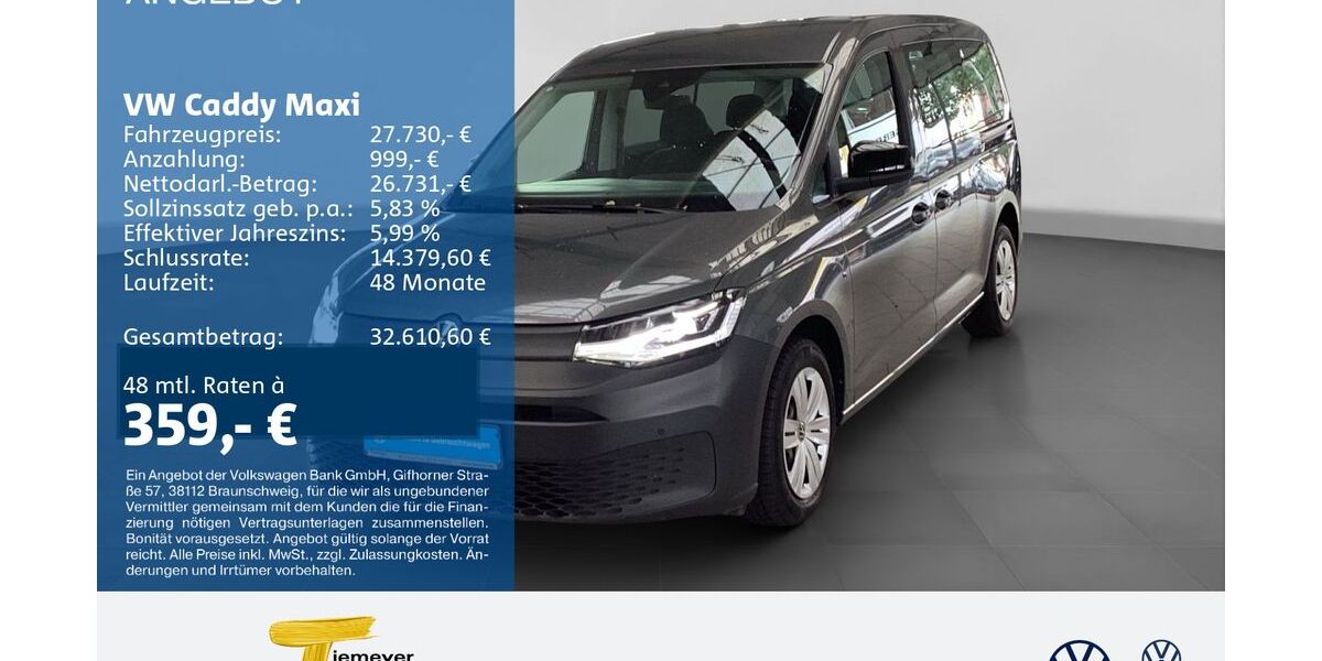 VW Caddy 37.990 km 27.310 &euro; Gelsenkirchen 45888