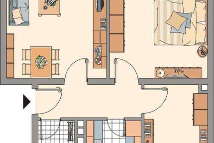 Wohnung zum Mieten in Gelsenkirchen 449 € 58.73 m²