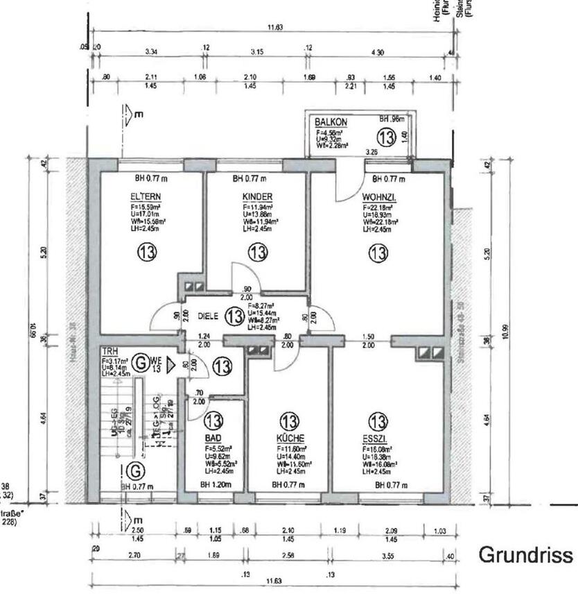 Schöne 4-Raum-Wohnung im Hochparterre von privat