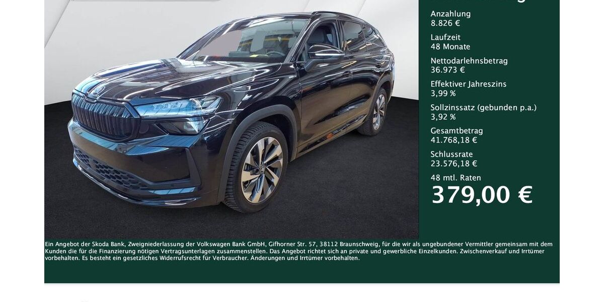 Skoda Kodiaq 13.053 km 45.799 &euro; Dortmund 44269