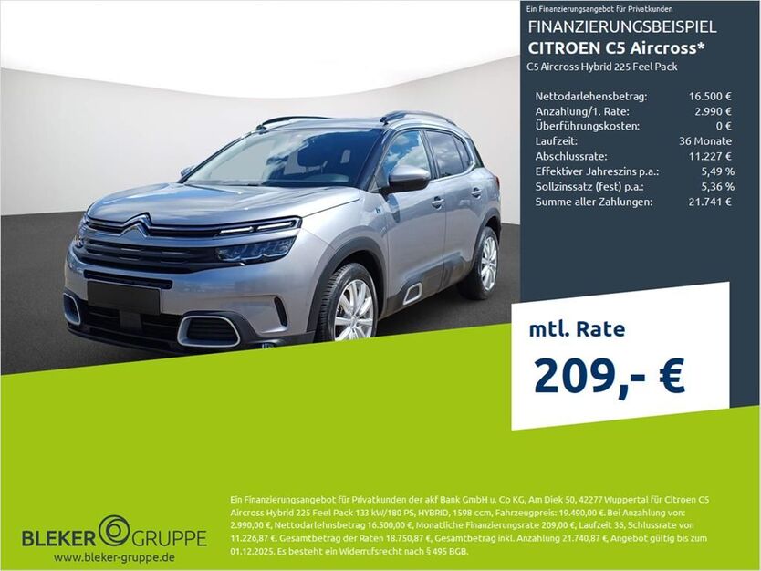 Citroen C5 Aircross 72.922 km 19.490 € Dortmund 44263
