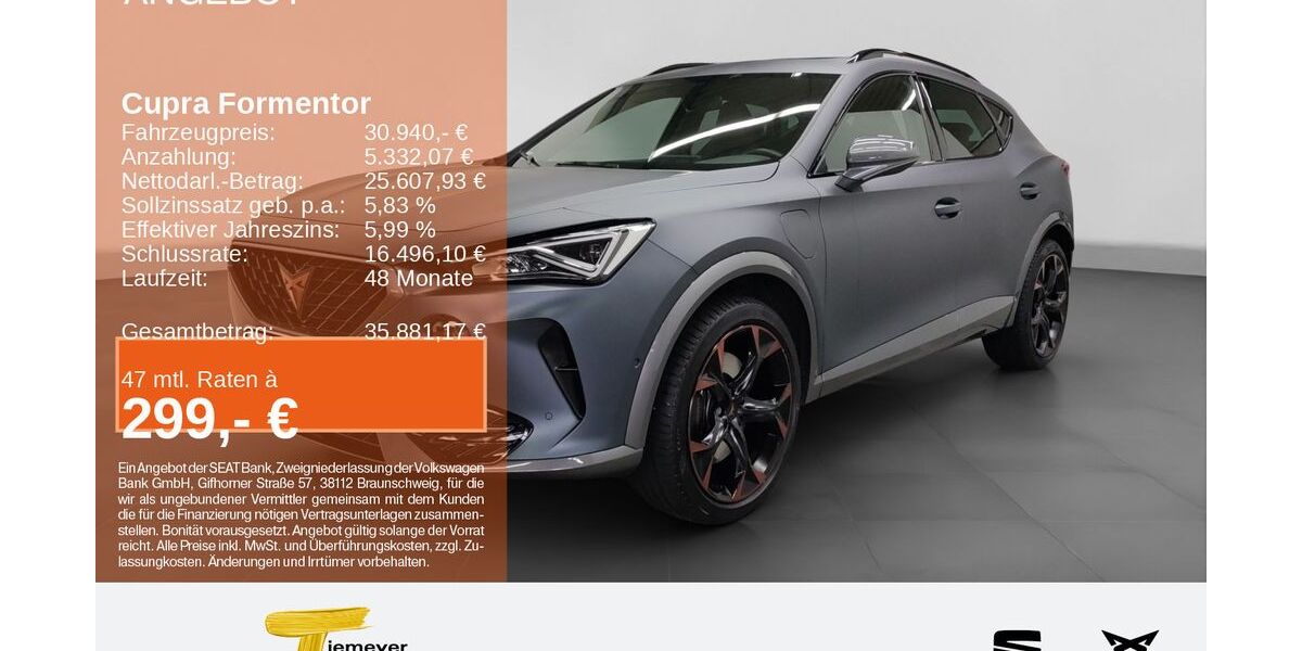 Cupra Formentor 26.774 km 30.940 &euro; Bochum 44809