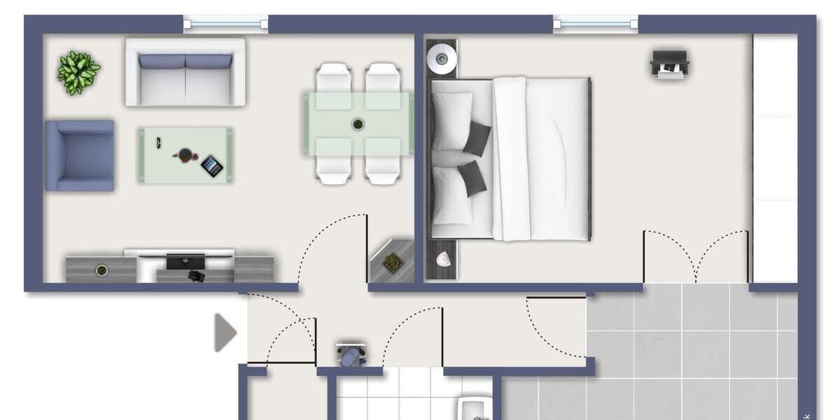 Etagenwohnung Bochum Weitmar - 2.5 Zimmer, 50 m&sup2;, 600&euro; | Angebot:26644411