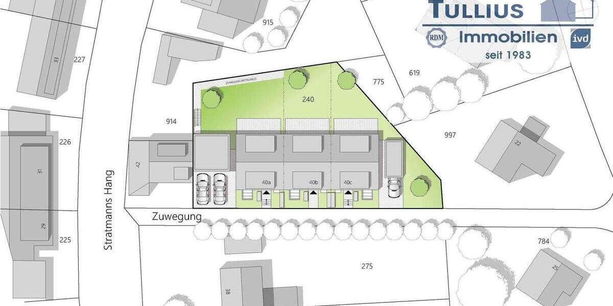 projektiertes Reiheneckhaus in Toplage von Essen-Gerschede 6 zimmer