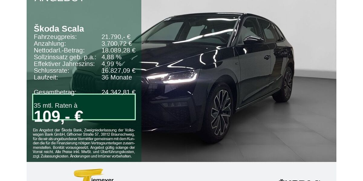 Skoda Scala 25.558 km 21.350 &euro; Bochum 44809