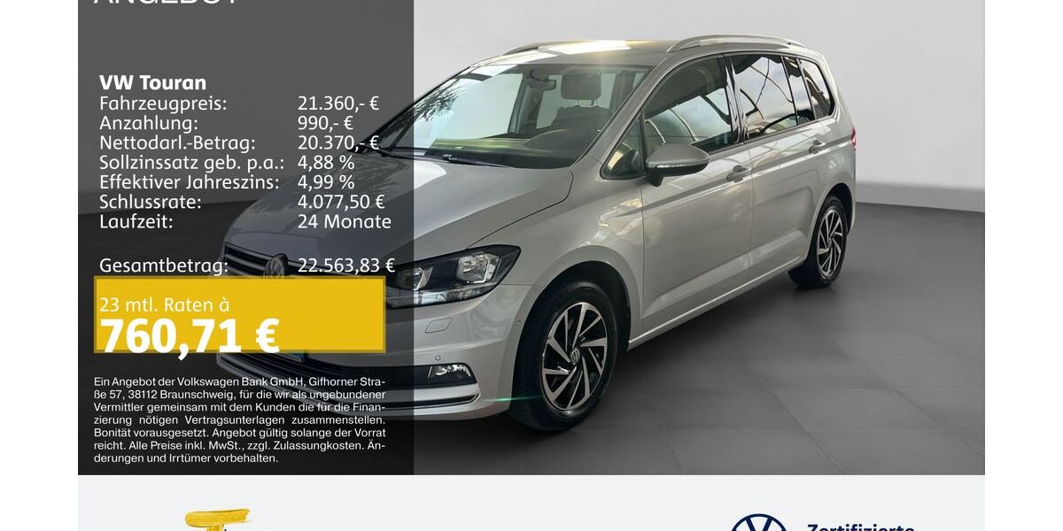 VW Touran 98.696 km 20.980 &euro; Gelsenkirchen 45888