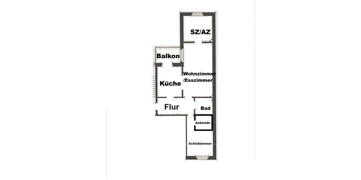 Etagenwohnung Bochum - 3 Zimmer, 76 m&sup2;, 209.000&euro; | Angebot:26945414
