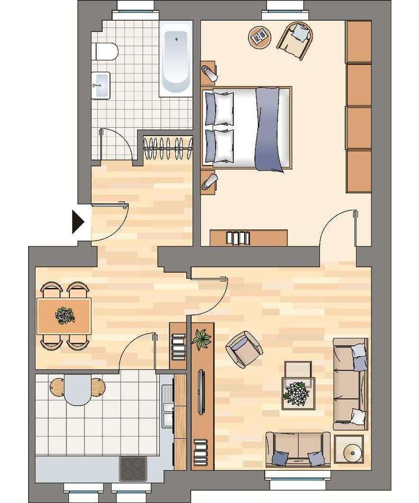 Wohnung zum Mieten in Dortmund 492 € 65.65 m²