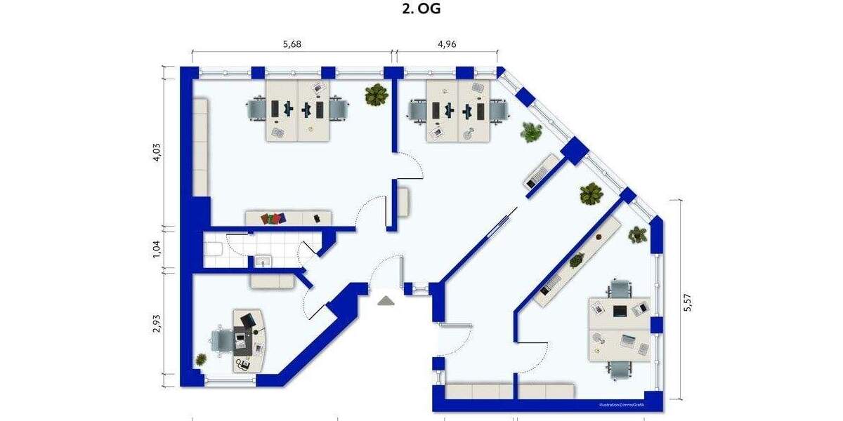 Gewerbeobjekt Ennepetal Milspe - 4 Zimmer, 96 m&sup2;, 197.000&euro; | Angebot:25686920