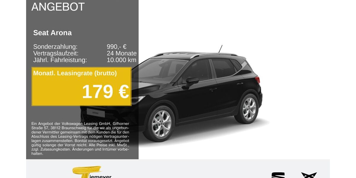 Seat Arona 17.941 km 26.580 &euro; Recklinghausen 45663
