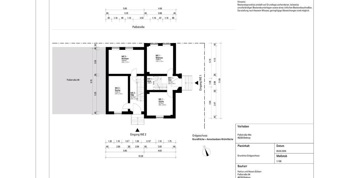 Doppelhaushälfte Bottrop Batenbrock - 6 Zimmer, 170 m&sup2;, 340.000&euro; | Angebot:24984276