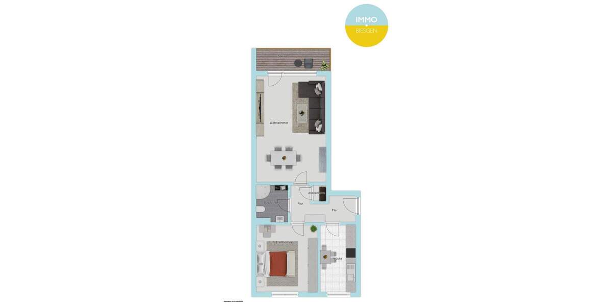 Etagenwohnung Mülheim an der Ruhr Mitte-Ost - 2 Zimmer, 63 m&sup2;, 115.000&euro; | Angebot:25629850