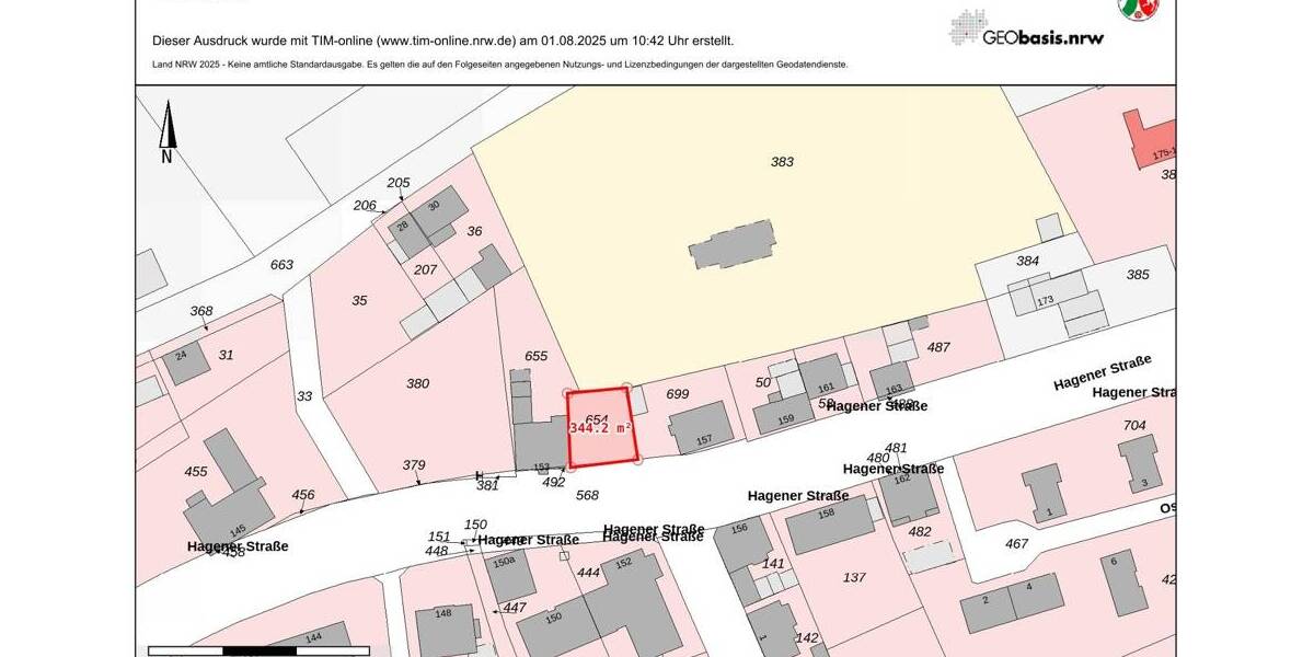 Grundstück in Gevelsberg an der B7 zimmer