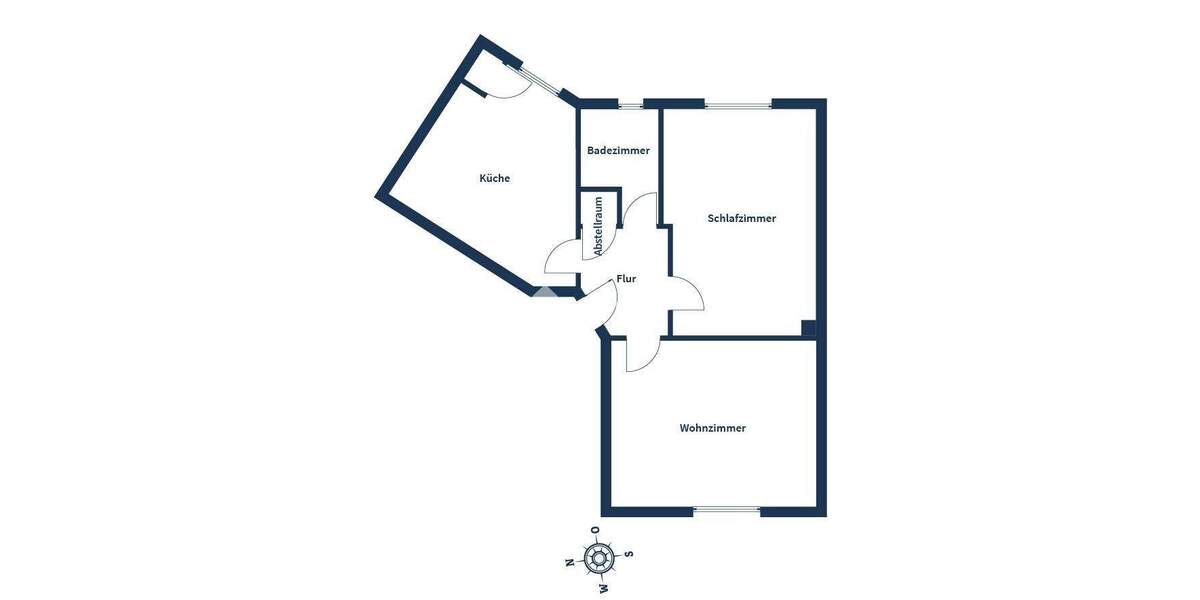 Etagenwohnung Recklinghausen Ost - 2 Zimmer, 65 m&sup2;, 99.000&euro; | Angebot:25677824