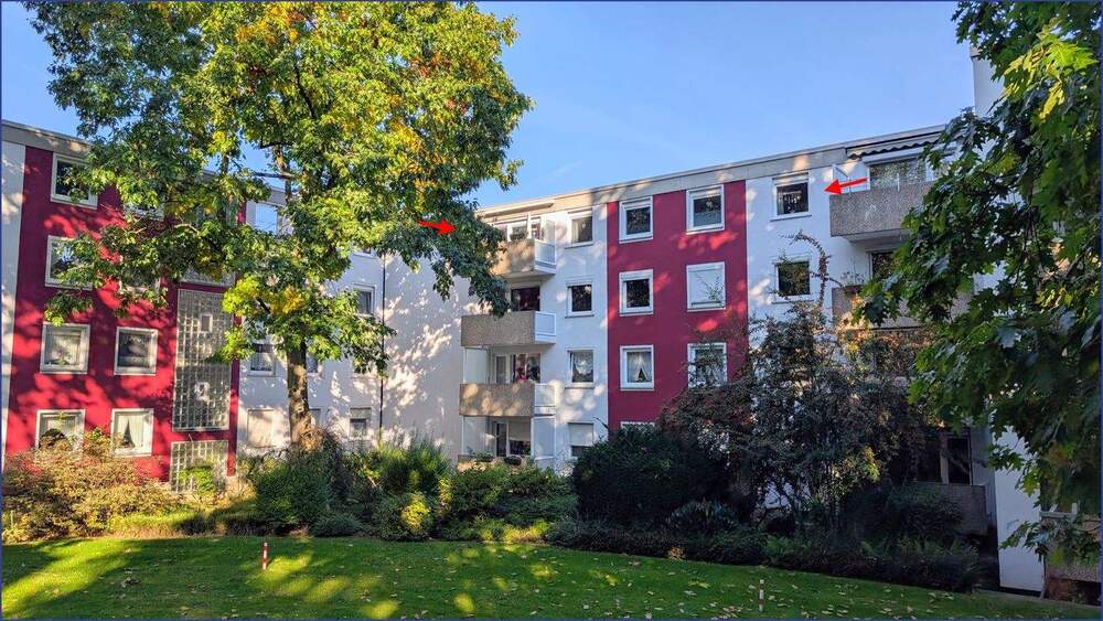 Schöne Dreiraumwohnung mit Balkon und Garage in beliebter Lage von Bochum-Höntrop 3 zimmer