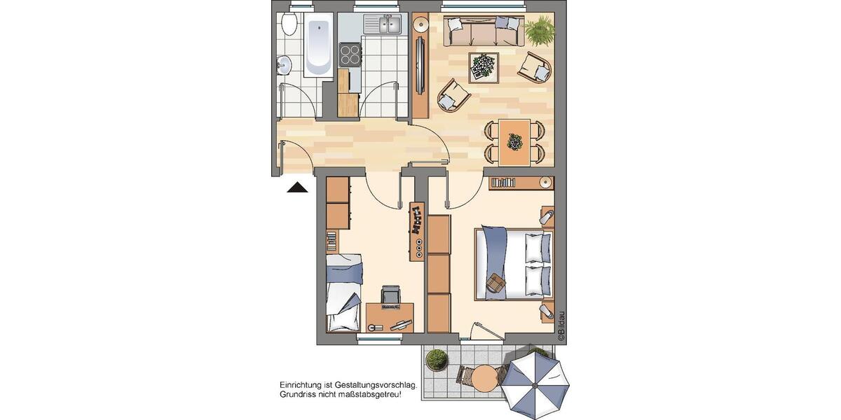2-Zimmer-Wohnung in Marl Brassert 2 zimmer