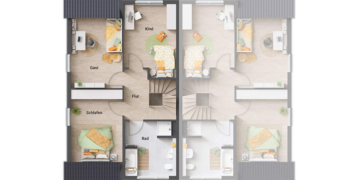 Zuhause ankommen: Das Duett 125 vereint modernes Design mit durchdachtem Wohnkomfort 4 zimmer