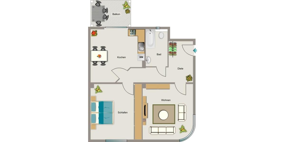 Gute Laune kann man jetzt mieten! VIVAWEST 2.5 zimmer