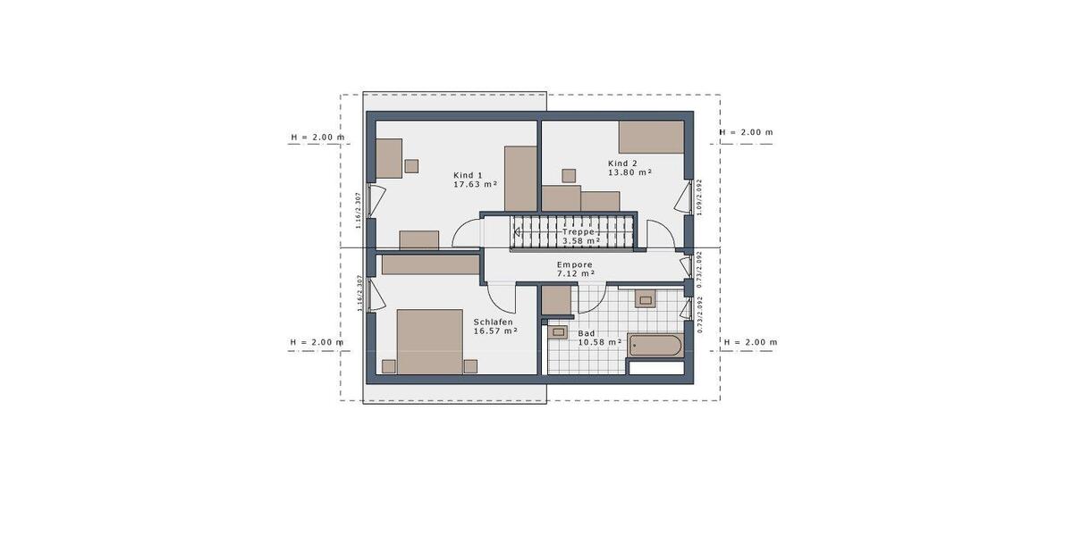 Einfamilienhaus Bochum Werne - 5 Zimmer, 140 m&sup2;, 1.900&euro; | Angebot:26665383