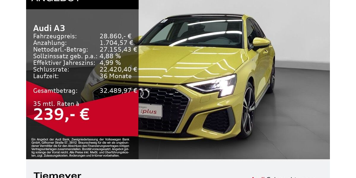 Audi A3 12.418 km 25.480 &euro; Bochum 44809