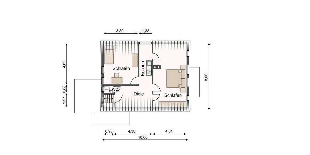 Einfamilienhaus Wetter (Ruhr) / Volmarstein Volmarstein - 5 Zimmer, 140 m&sup2;, 250.000&euro; | Angebot:26502341