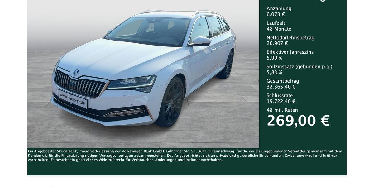 Skoda Superb 44.890 km 32.770 &euro; Dortmund 44309