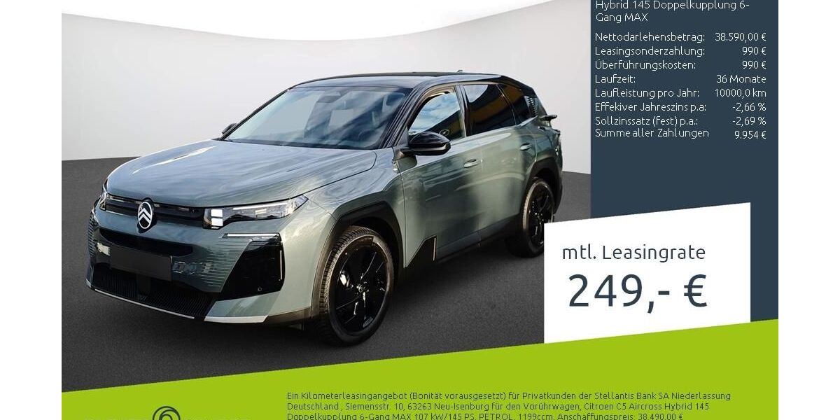 Citroen C5 Aircross 2.200 km 38.590 &euro; Dortmund 44263