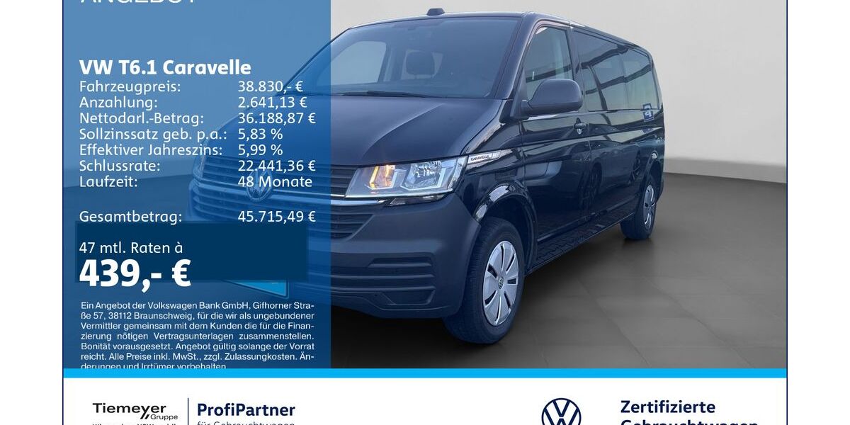 VW T6 Caravelle 48.252 km 38.440 &euro; Recklinghausen 45663