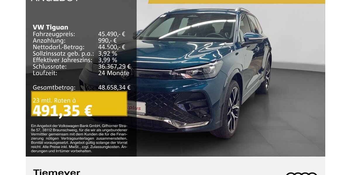 VW Tiguan 13.188 km 44.420 &euro; Bochum 44809