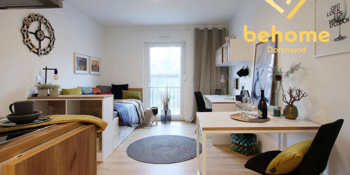 Etagenwohnung Dortmund Innenstadt West - 1 Zimmer, 23 m&sup2;, 469&euro; | Angebot:27161409