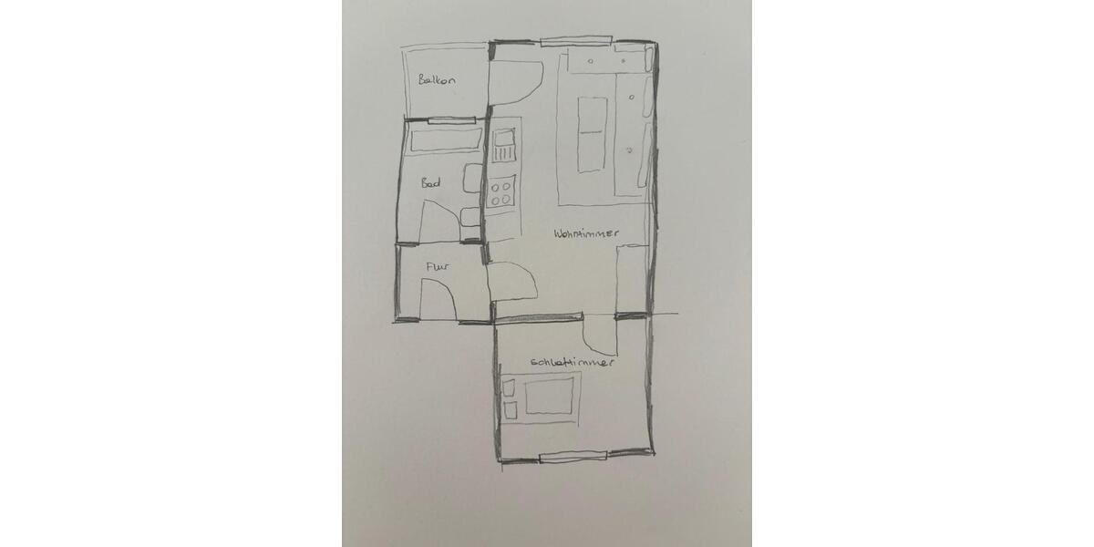 Etagenwohnung Wuppertal Lichtenplatz - 1.5 Zimmer, 36 m&sup2;, 395&euro; | Angebot:25616630