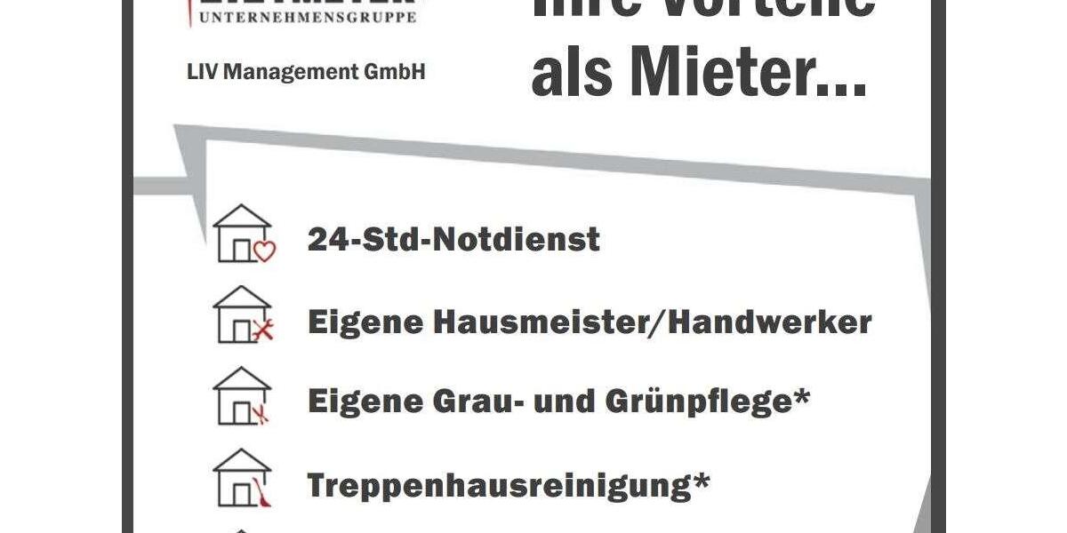 Etagenwohnung Bochum Werne - 2 Zimmer, 54 m&sup2;, 490&euro; | Angebot:24533606