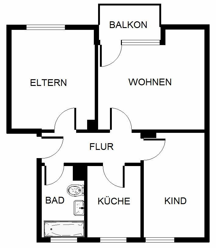 Demnächst frei! 3-Zimmer-Wohnung in Gelsenkirchen Hassel