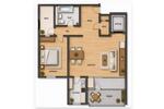 Etagenwohnung Wuppertal Eckbusch - 2.5 Zimmer, 86 m&sup2;, 179.000&euro; | Angebot:27096096