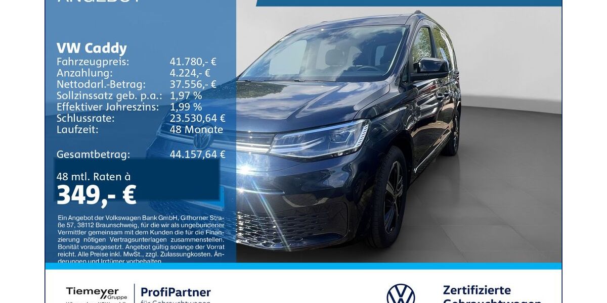 VW Caddy 4.298 km 41.370 &euro; Recklinghausen 45663