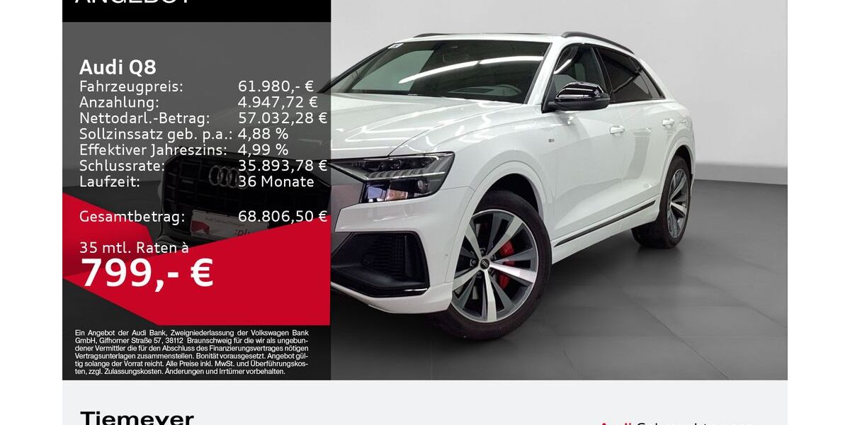 Audi Q8 80.655 km 61.980 &euro; Bochum 44809