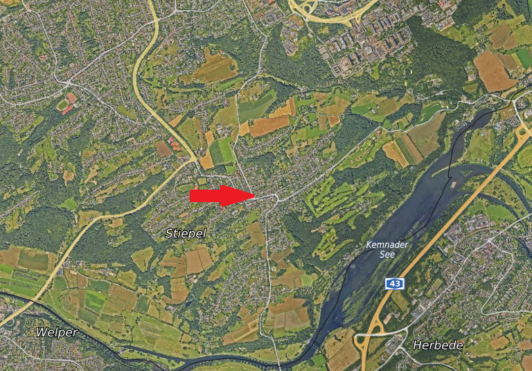 Repräsentative Maisonette-Eigentumswohnung mit Dachterrasse in Bochum-Stiepel 3 zimmer