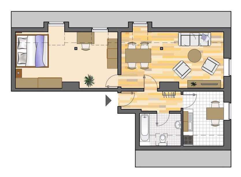 Wohnung zum Mieten in Marl 419 € 53.99 m²