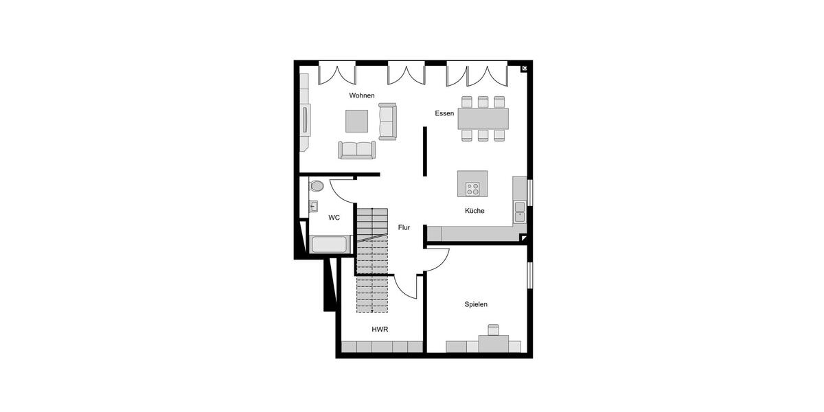Haus in Haus mit eigenem Garten in Stiepel 5 zimmer