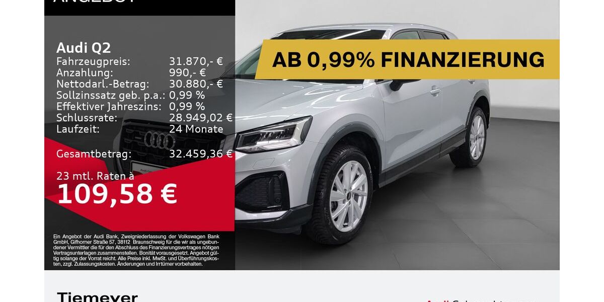 Audi Q2 10.962 km 29.880 &euro; Bochum 44809