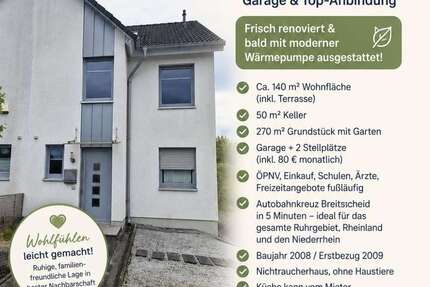 Haus Mülheim an der Ruhr Linksruhr - 4 Zimmer, 140 m&sup2;, 2.240&euro; | Angebot:26732505