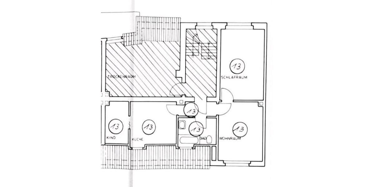 Dachgeschoßwohnung Herne Wanne-Bickern - 3 Zimmer, 55 m&sup2;, 115.000&euro; | Angebot:25810241