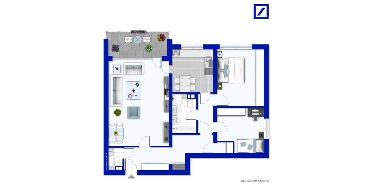 Etagenwohnung Heiligenhaus Mitte - 3 Zimmer, 87 m&sup2;, 148.000&euro; | Angebot:26438572