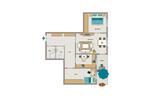 Etagenwohnung Herten - 3.5 Zimmer, 69 m&sup2;, 573&euro; | Angebot:26486358