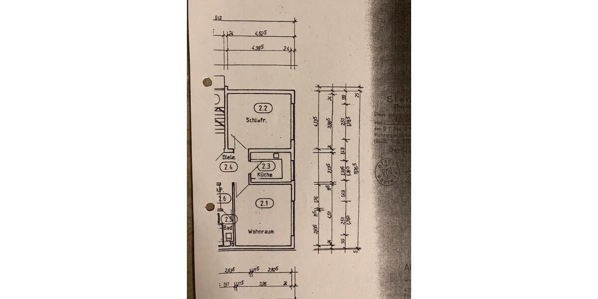 Wohnung 50 m² ab 1. April zu vermieten 2 zimmer